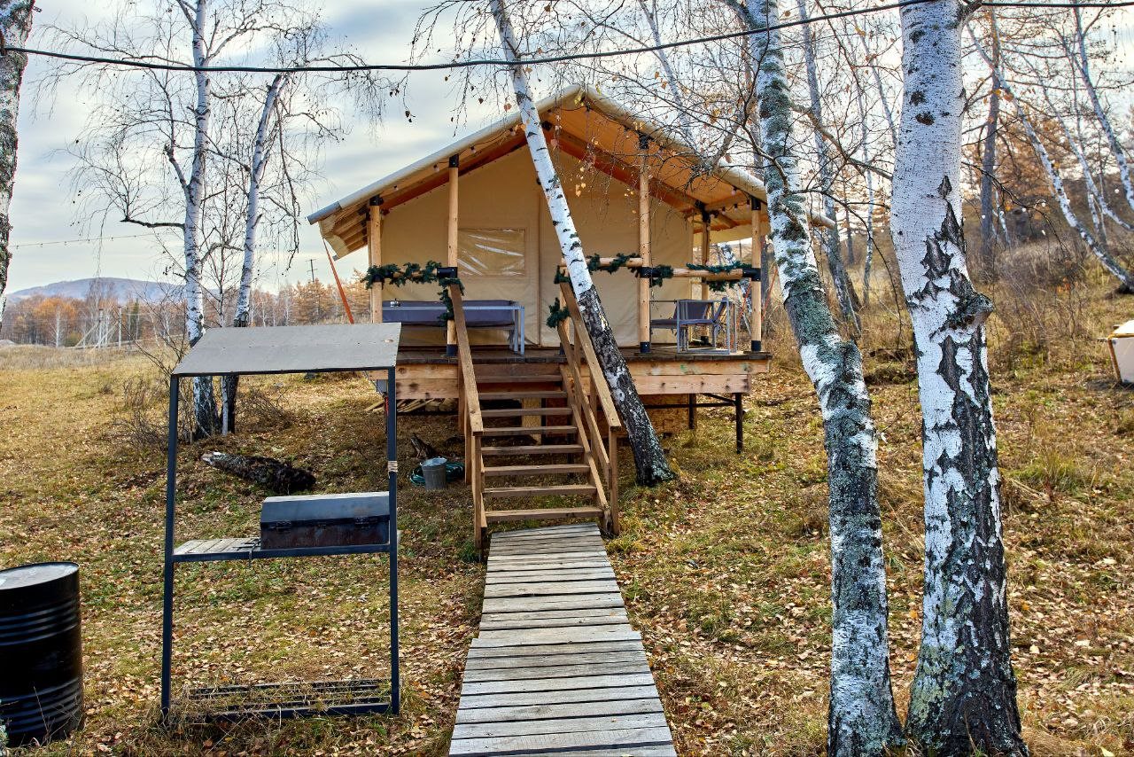 Бунгало (Сафари хаус), Глэмпинг Наедине