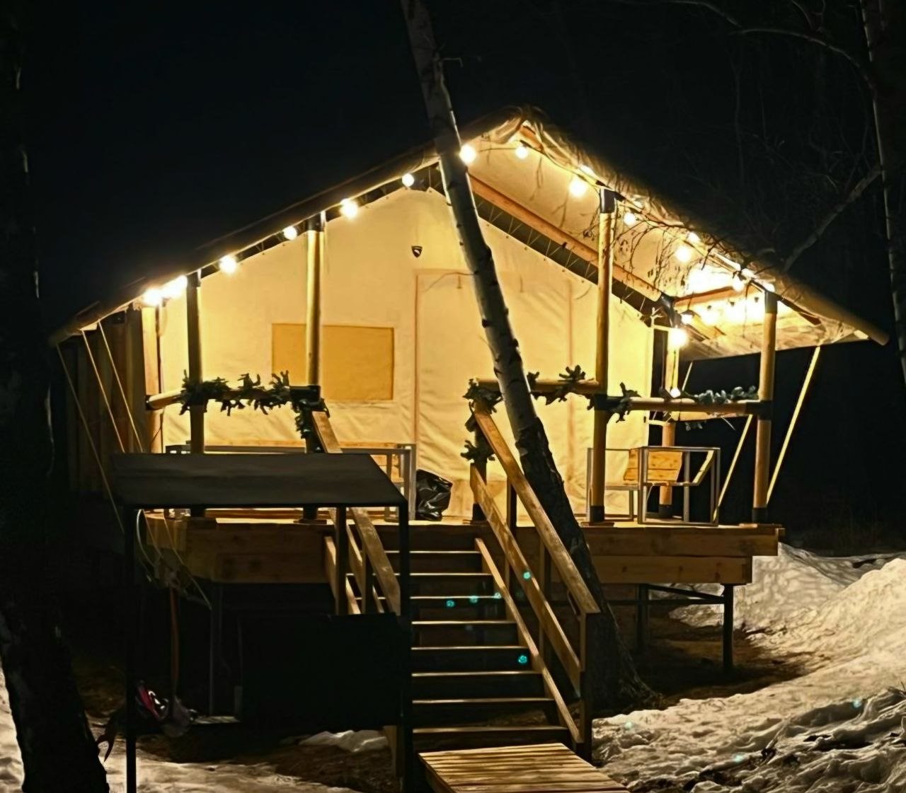 Бунгало (Сафари хаус), Глэмпинг Наедине