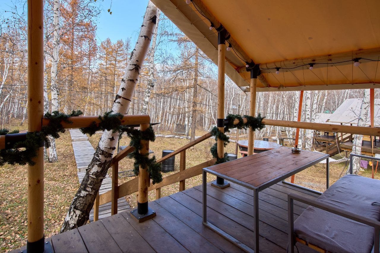 Бунгало (Сафари хаус), Глэмпинг Наедине