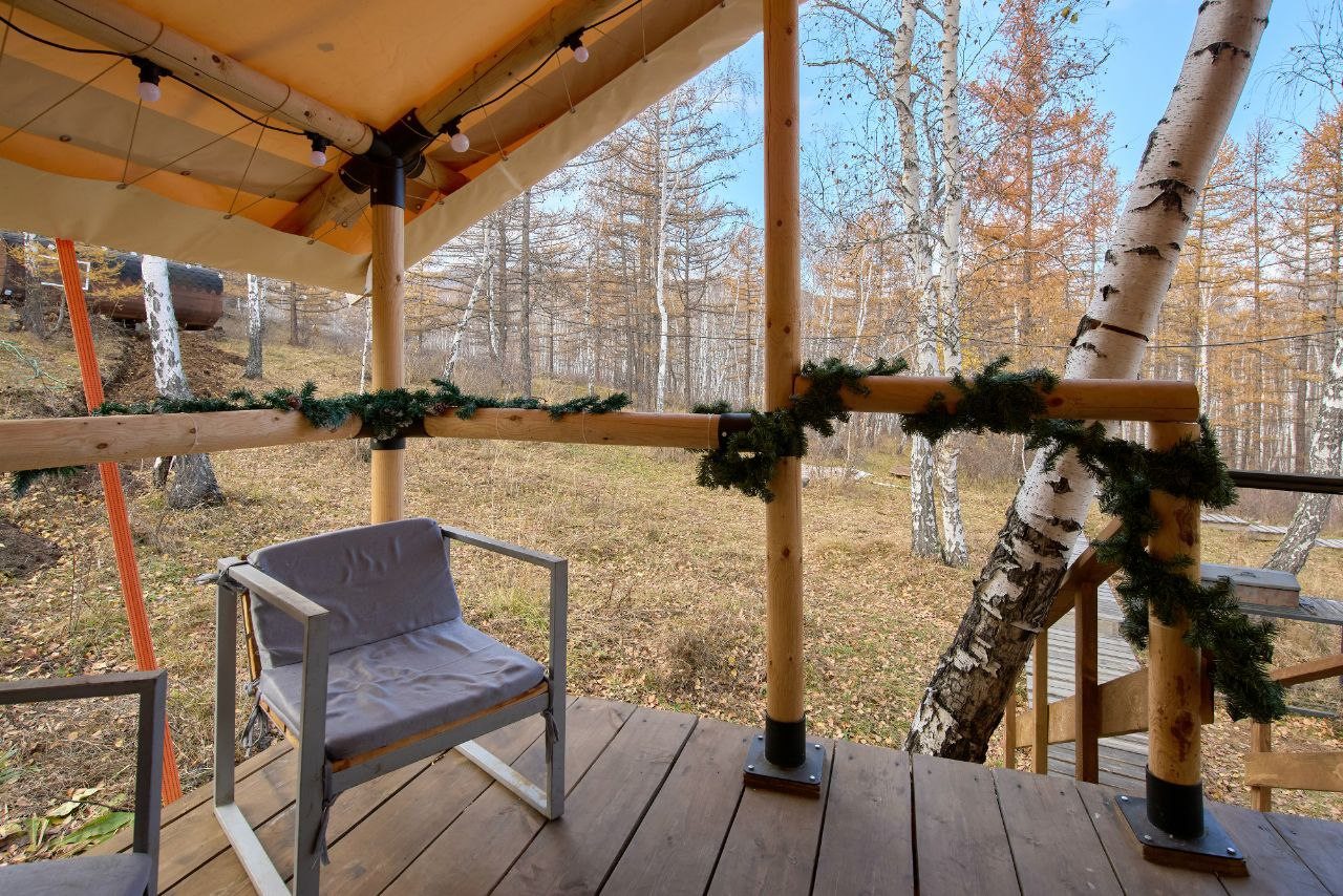 Бунгало (Сафари хаус), Глэмпинг Наедине