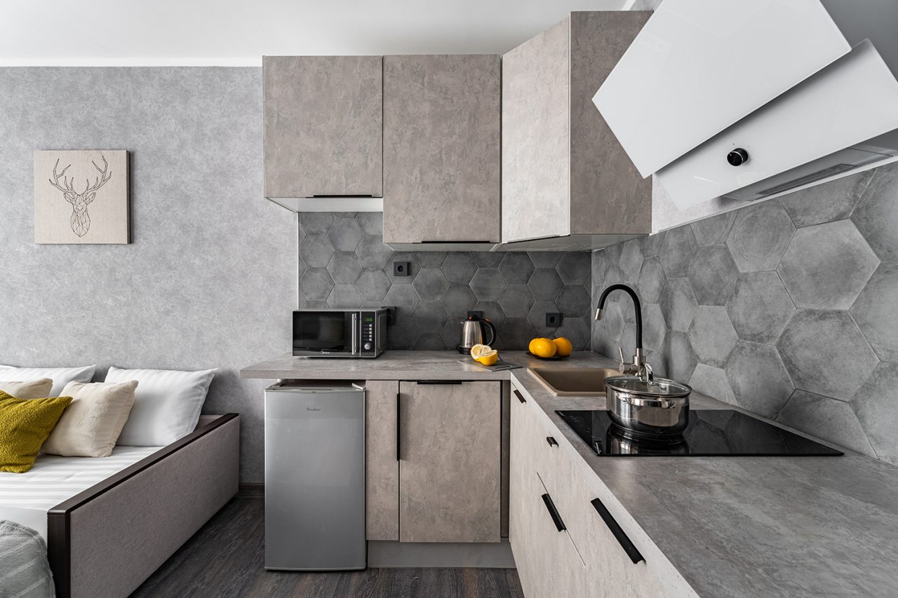 Кухня для приготовления пищи, Апартаменты ТрастDom