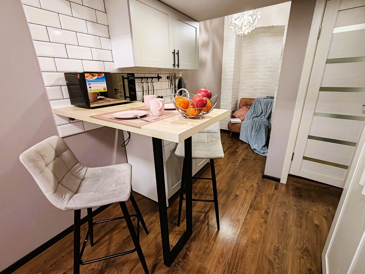 Возможность самостоятельного приготовления пищи, Апартаменты Стильная студия на Достоевского