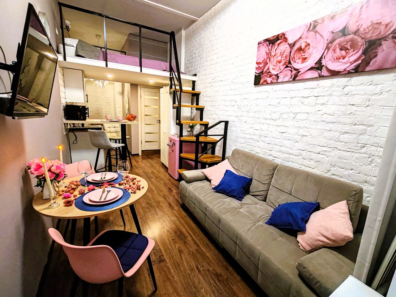 Жильё полностью ваше, Апартаменты Стильная студия на Достоевского