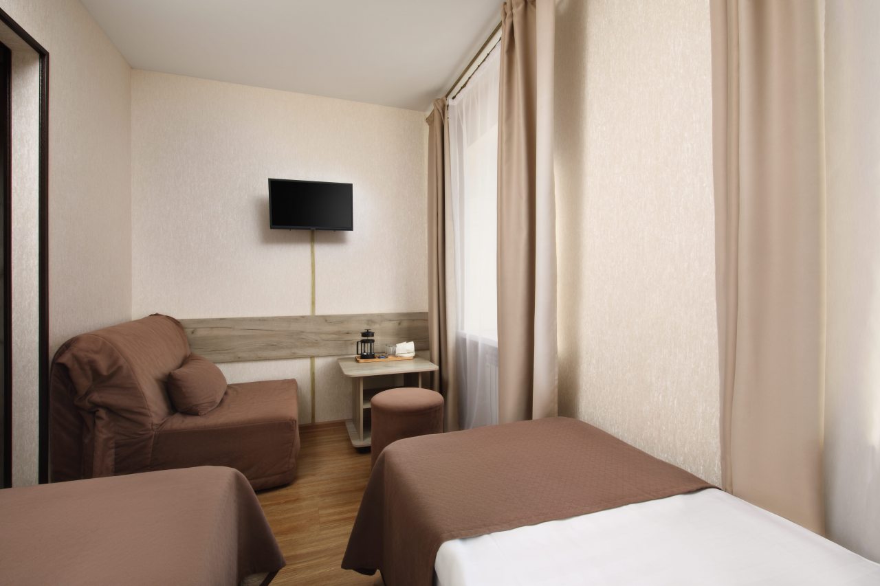 Двухместный (СТАНДАРТ (ДВЕ РАЗДЕЛЬНЫЕ КРОВАТИ)), Гостиница Монтис Архыз