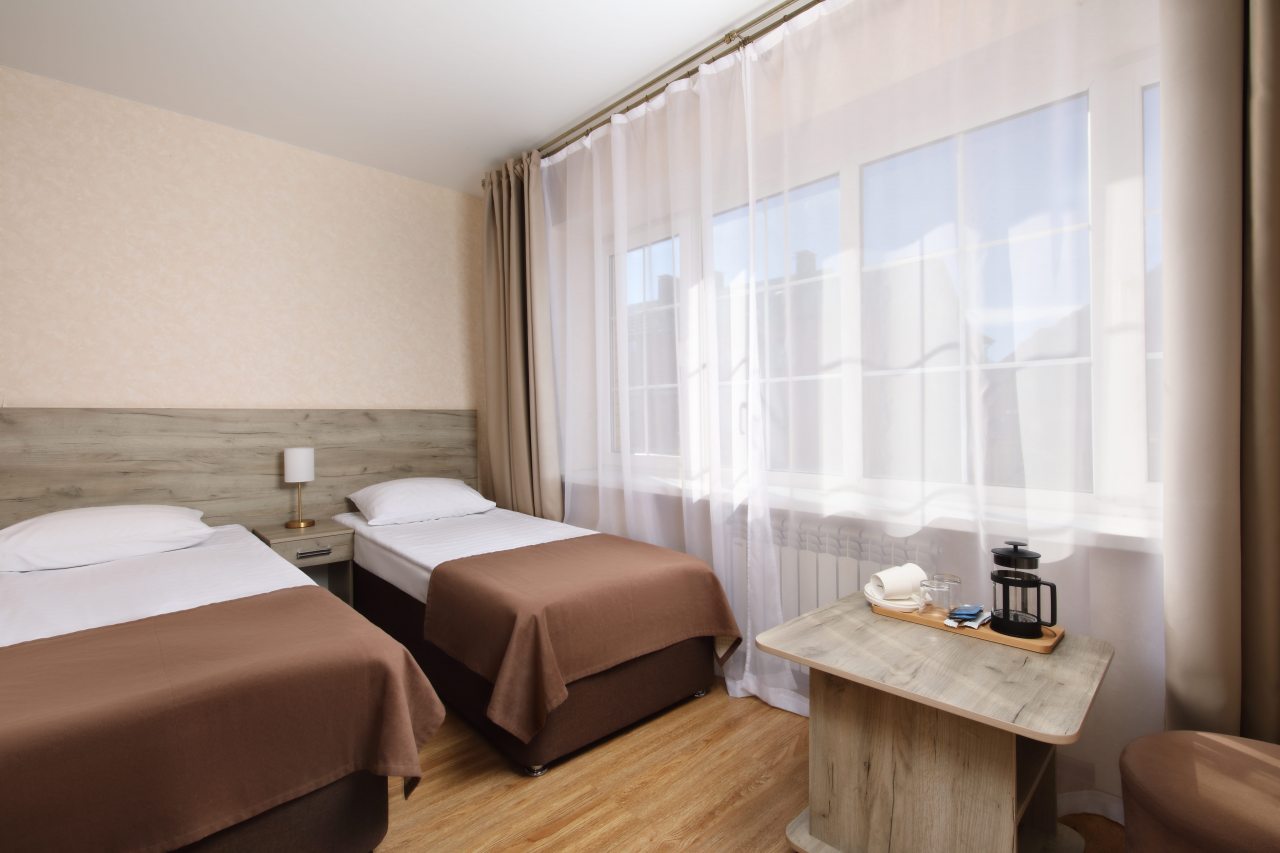 Двухместный (СТАНДАРТ (ДВЕ РАЗДЕЛЬНЫЕ КРОВАТИ)), Гостиница Монтис Архыз