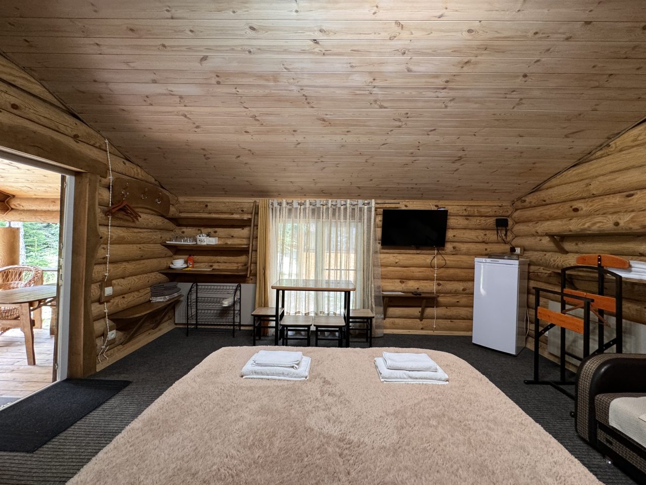 Студио (Шале-студия (с раскладным диваном)), База отдыха НАИР Архыз