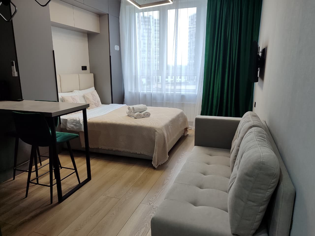 Трехместный (SNOW PEAKS), Апартаменты Home24 на улице Лобановский лес 13