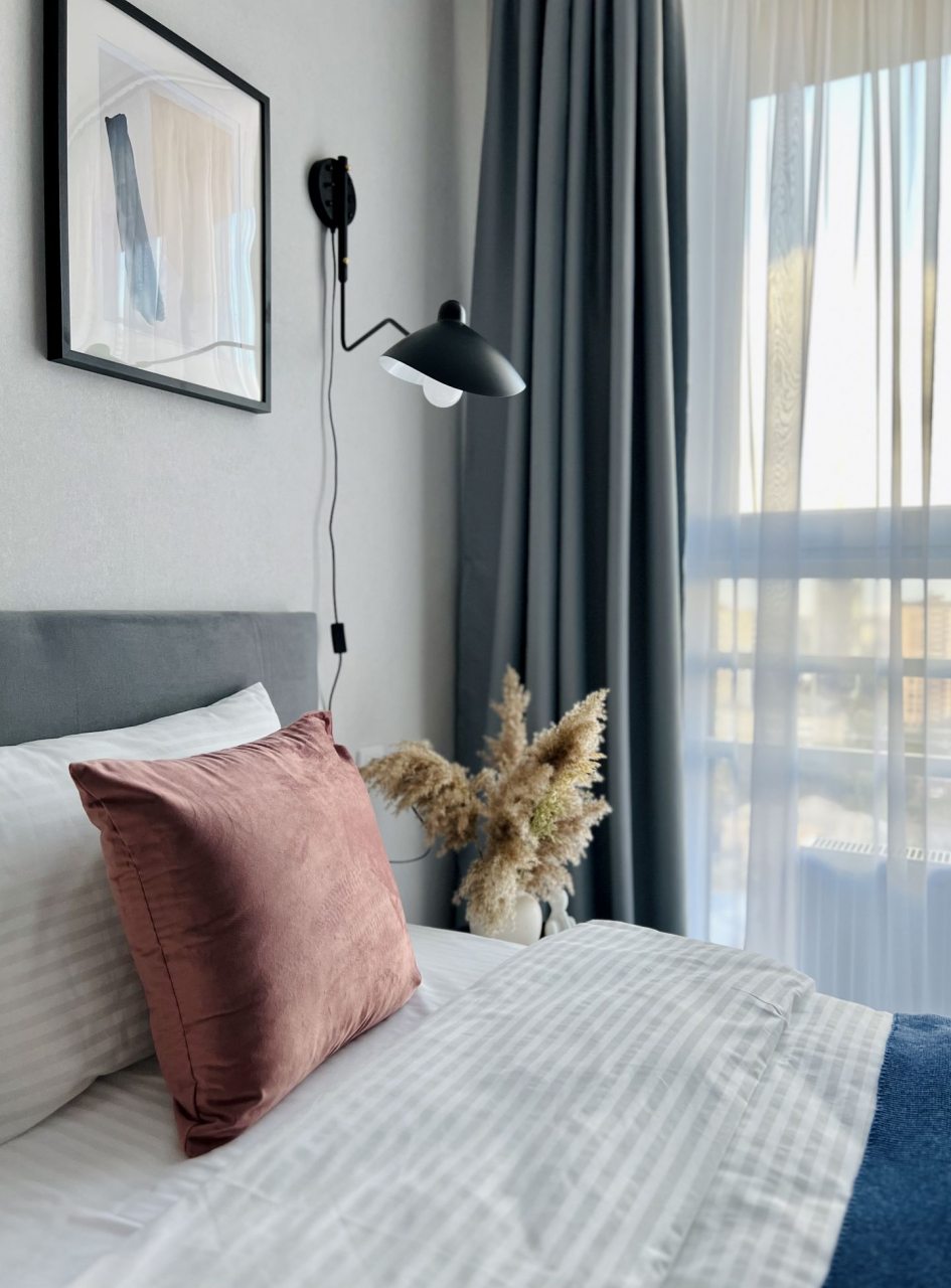 Двухместный (Квартира в центре с видом на город в новом ЖК), Апартаменты Fox Homes - Однокомнатная квартира на Соколова