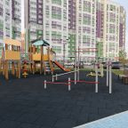 Люкс (Апартамент "Золотой песок", форма дома напоминает очертания бриллианта), Апартаменты Золотой песок на Монтажников 36