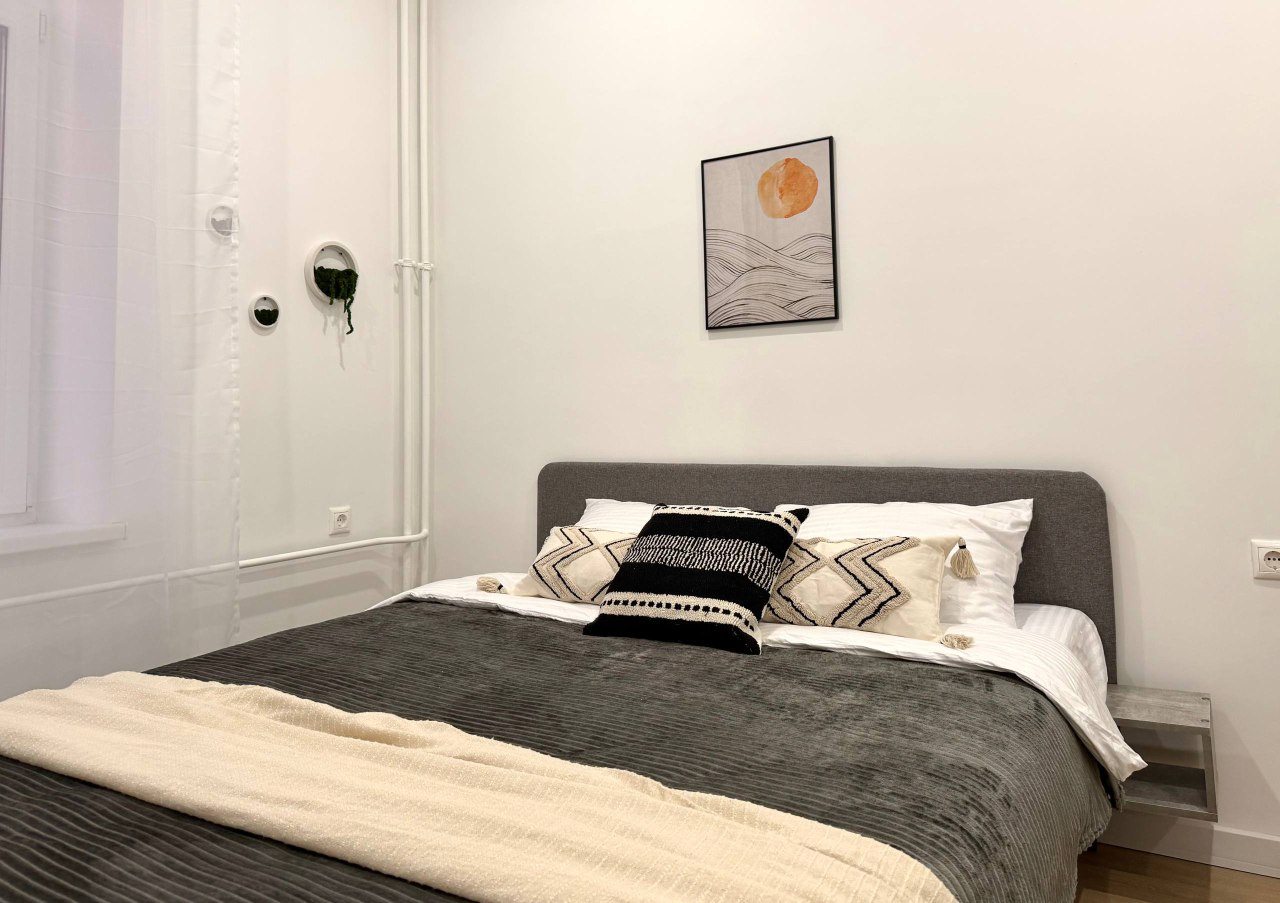 Двухместный (Апартаменты Happy People в ЖК Видный Город на 2 гостей), Апартаменты Happy People на бульвара Мстислава Ростроповича 3к2