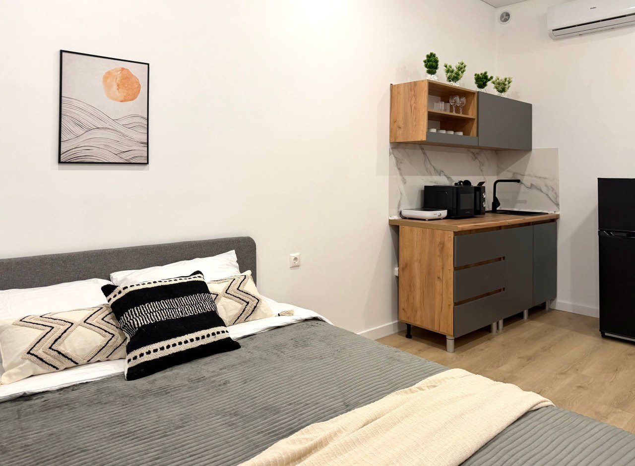 Двухместный (Апартаменты Happy People в ЖК Видный Город на 2 гостей), Апартаменты Happy People на бульвара Мстислава Ростроповича 3к2