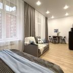 Апартаменты (Светлая студия в ЖК Видный город), Апартаменты Happy People на бульвара Мстислава Ростроповича 3к2