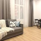 Апартаменты (Светлая студия в ЖК Видный город), Апартаменты Happy People на бульвара Мстислава Ростроповича 3к2