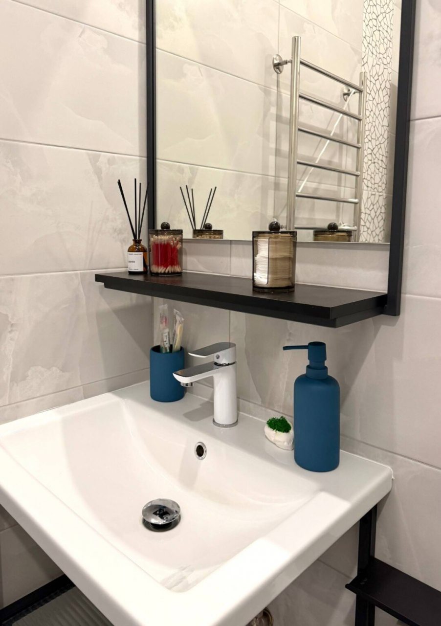 Апартаменты (Светлая студия в ЖК Видный город), Апартаменты Happy People на бульвара Мстислава Ростроповича 3к2