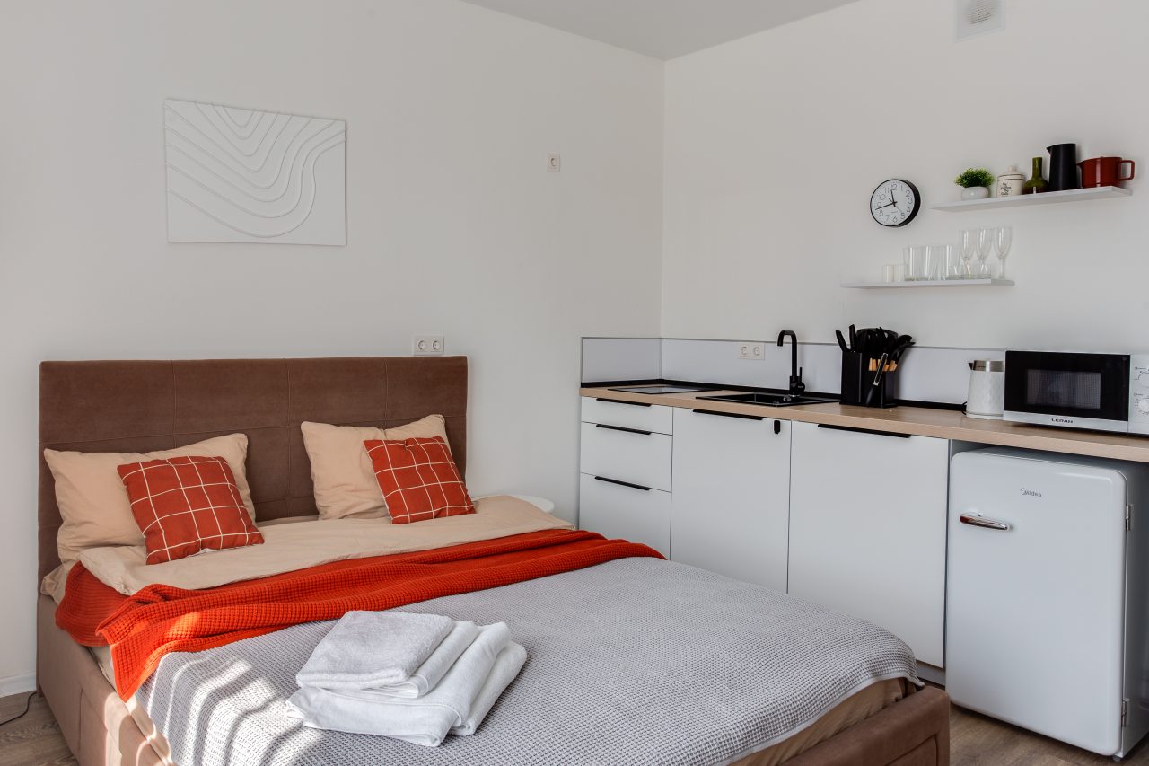 Трёхместный и более (Просторная студия), Апартаменты Aparts Lounge