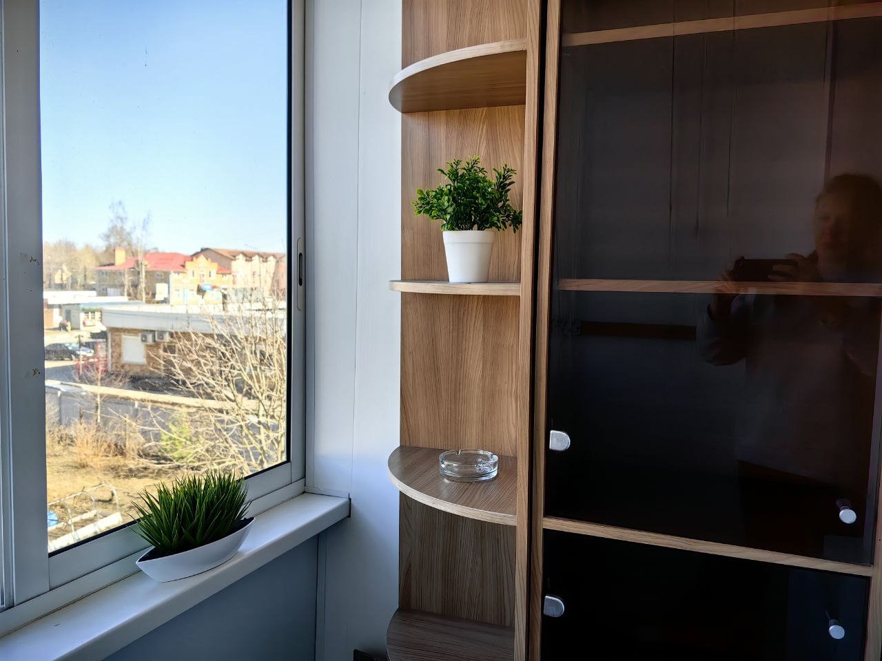 Вид с лоджии.