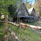 Рядом стоят еще два А-фрейма