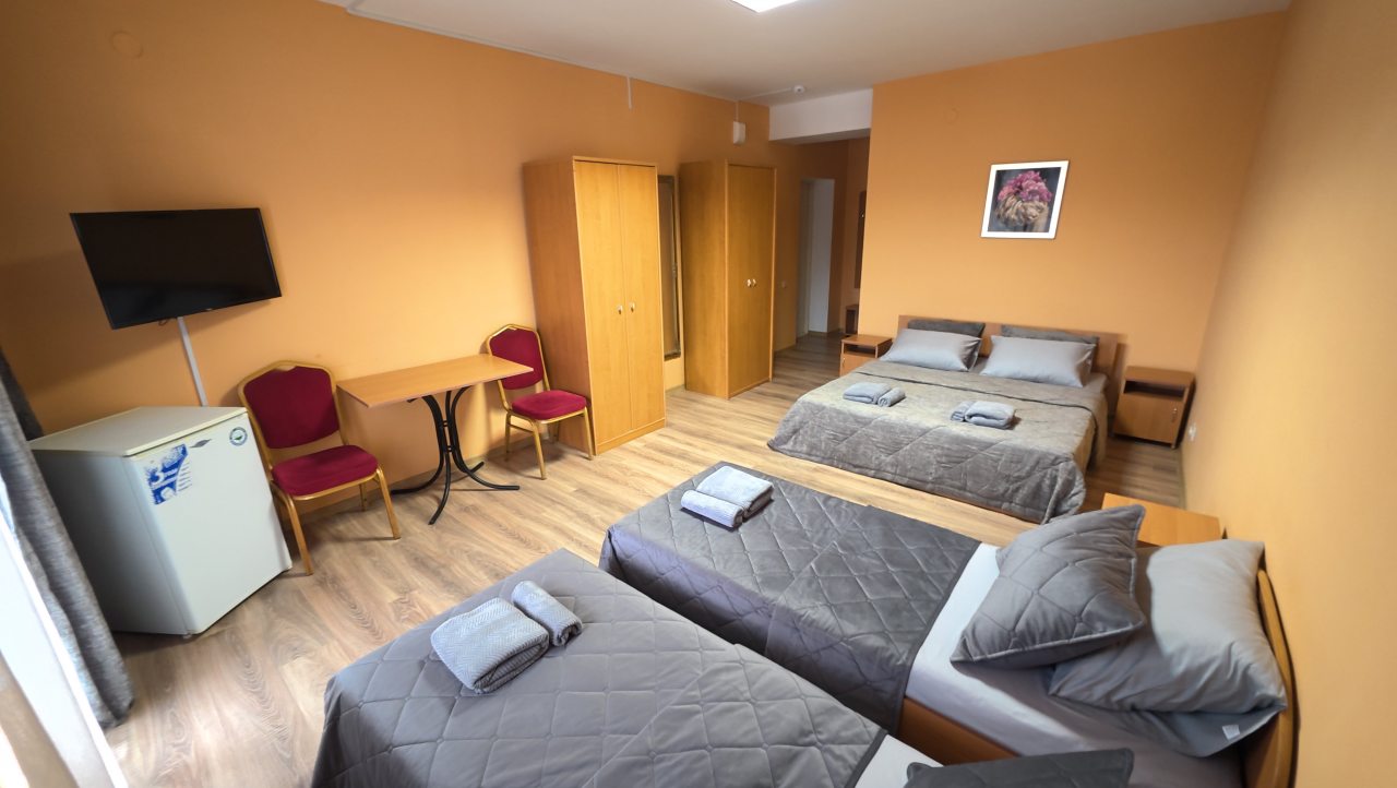 Трёхместный и более (Четырехместный номер стандарт со всеми удобствами), Гостевой дом Южный Бриз