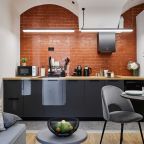 Мини-кухня, Апартаменты В стиле Лофт на берегу Фонтанки