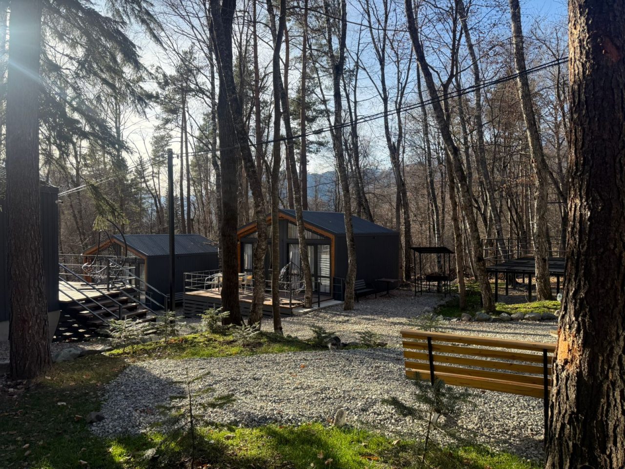 Объект находится в лесу, База отдыха Шёпот Леса