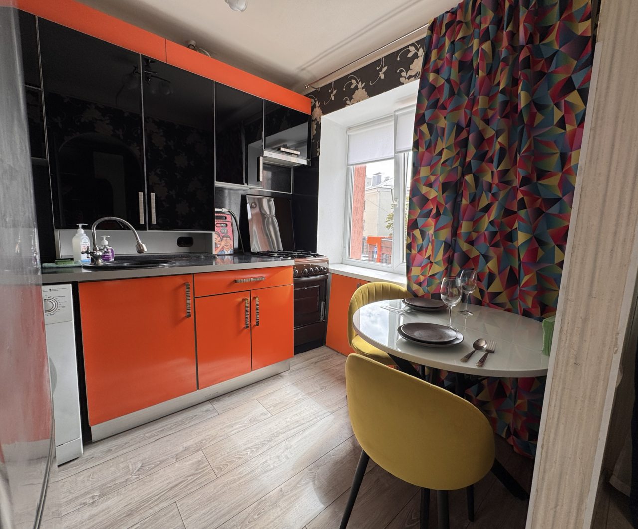 Двухместный, Апартаменты Около ж/д вокзала на проспекте Славы 7б