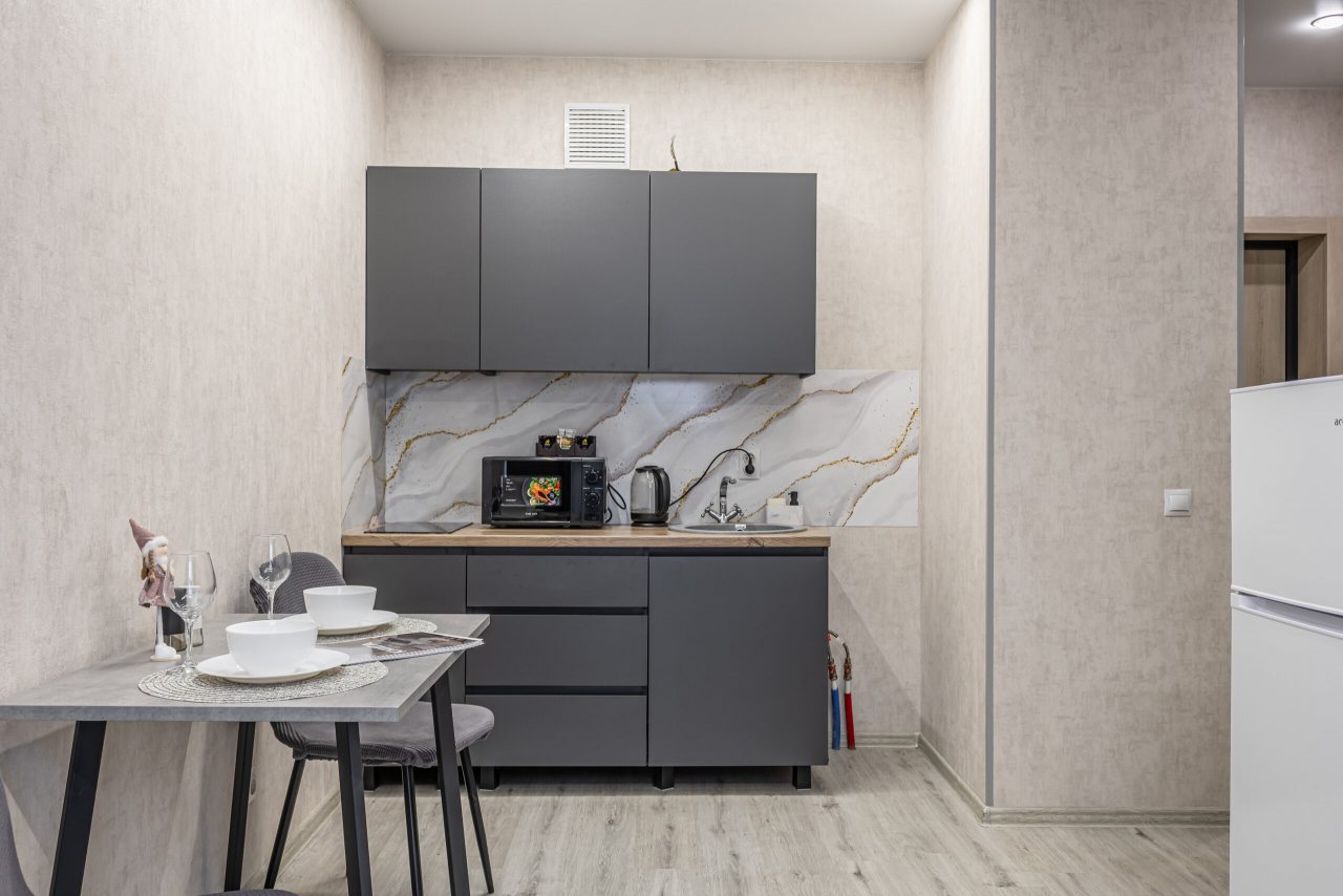 Возможность самостоятельного приготовления пищи, Апартаменты Уютные в центре города