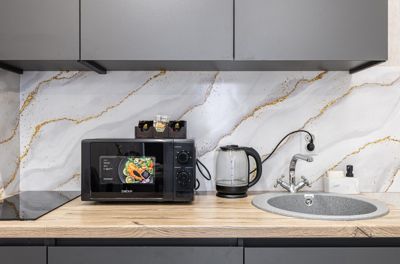 Возможность самостоятельного приготовления пищи, Апартаменты Уютные в центре города