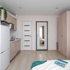 Студио (С wifi и парковкой), Апартаменты Vizit на Абсалямова 30