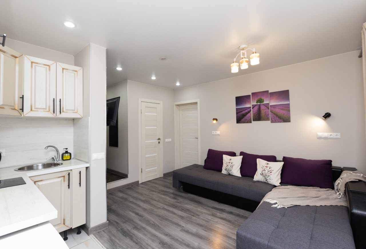 Трёхместный и более (Милк шейк), Апартаменты Home24 на Верхне-Пролетарской 7