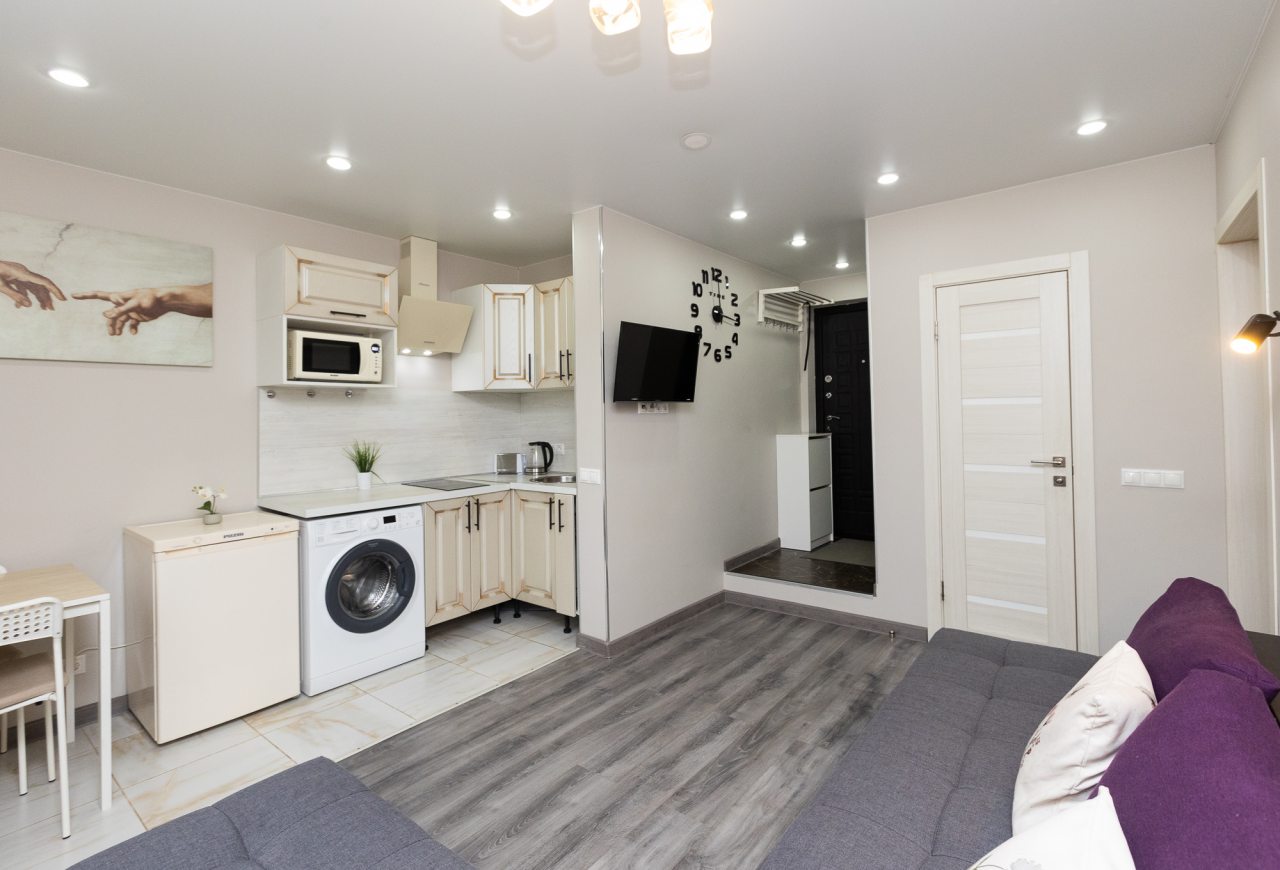 Трёхместный и более (Милк шейк), Апартаменты Home24 на Верхне-Пролетарской 7