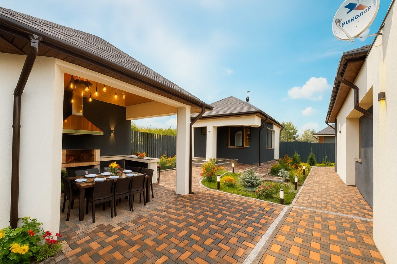 Двухместный (Дом-баня вдали от городской суеты), Загородная вилла в лесу