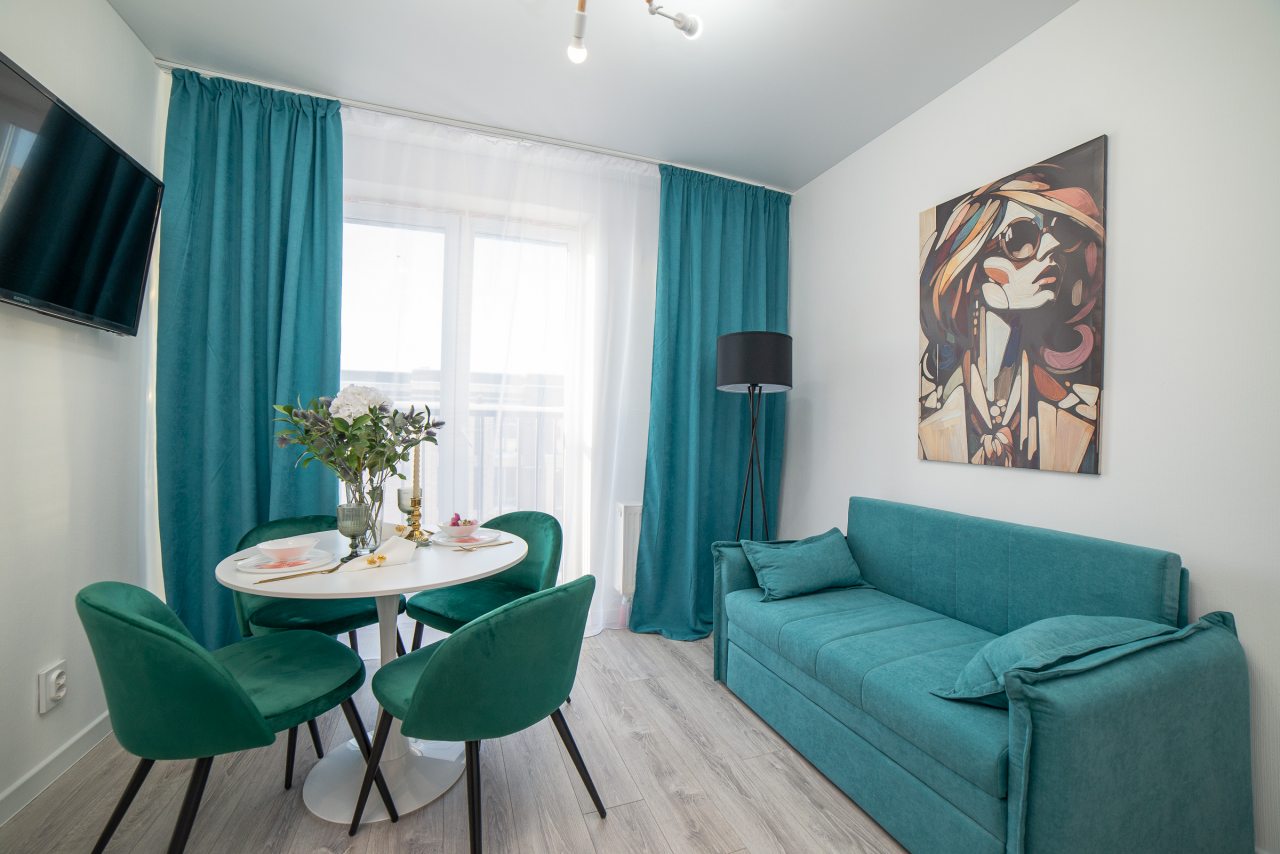 Четырехместный (Евро 2 -комнатные), Апартаменты BeGuest на Амундсена 165