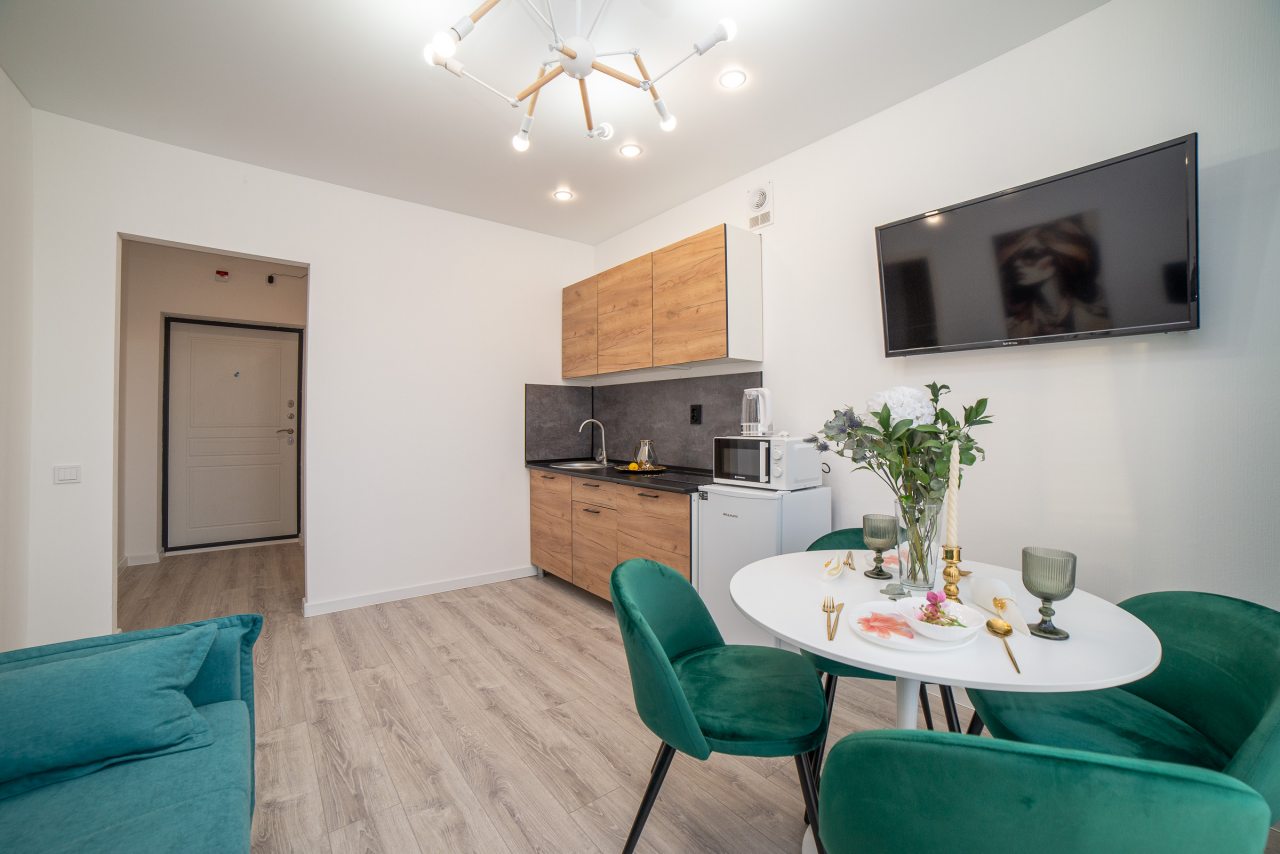 Четырехместный (Евро 2 -комнатные), Апартаменты BeGuest на Амундсена 165