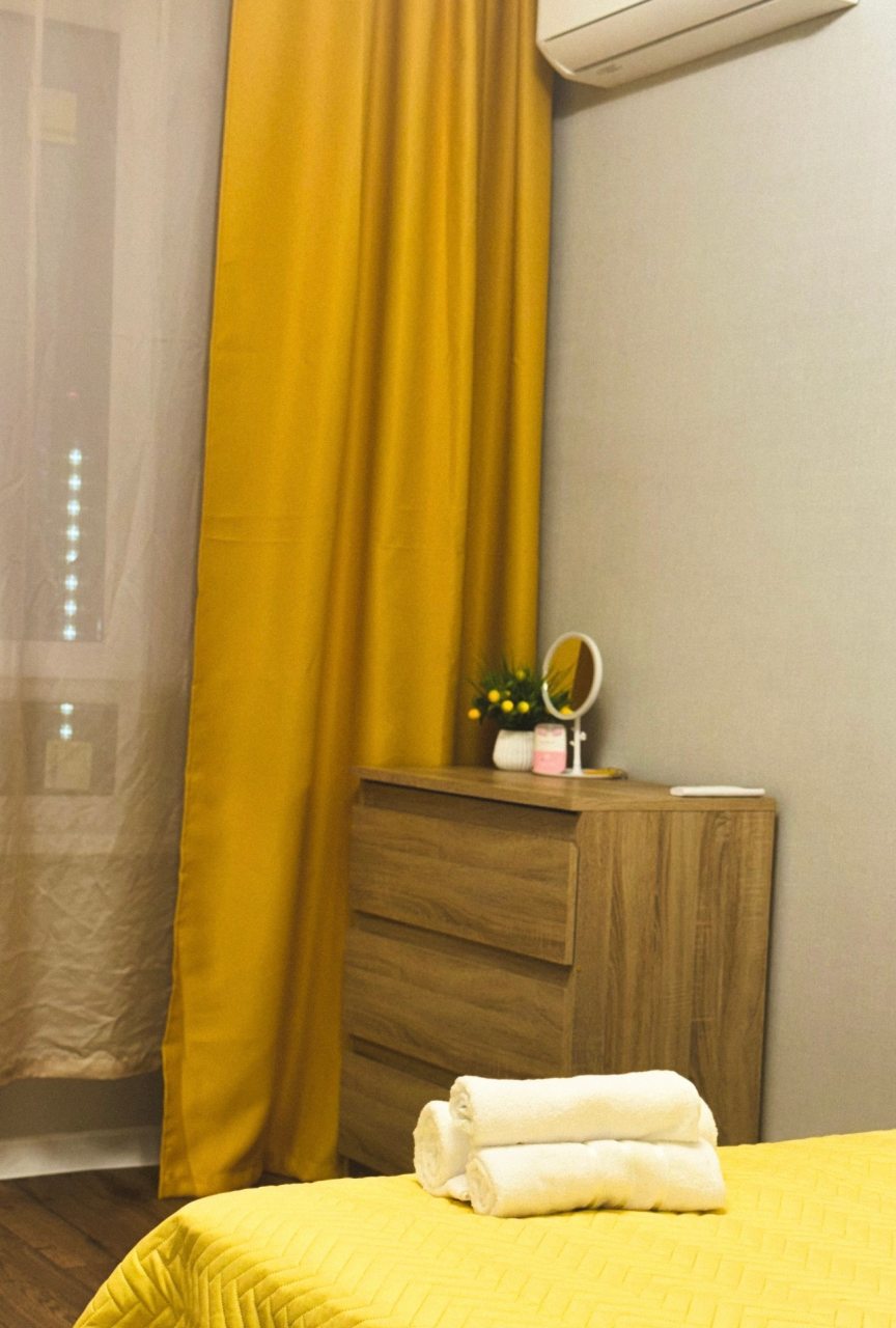 Чистое постельное и полотенца