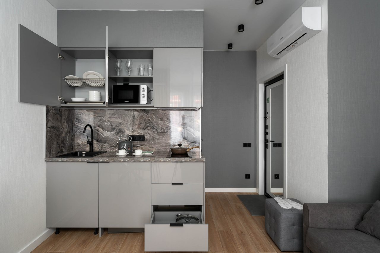 Четырехместный (Волгоградский), Апартаменты Knokey Новоостаповская