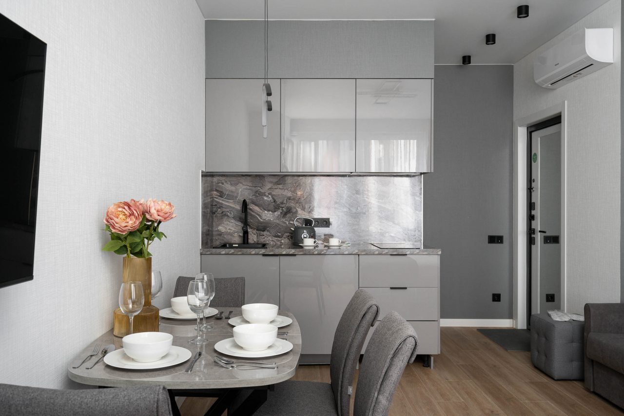 Четырехместный (Волгоградский), Апартаменты Knokey Новоостаповская