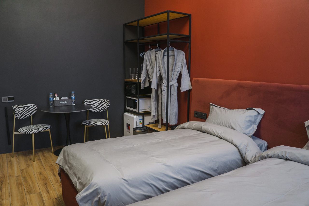 Двухместный (КОМФОРТ с 2 кроватями), Отель Шурале