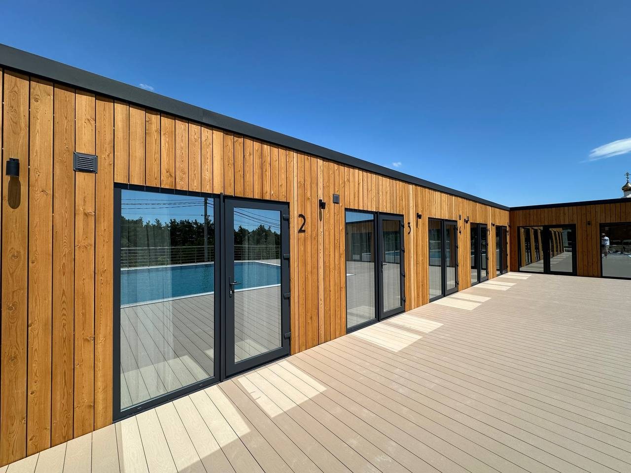 Четырехместный (Двухкомнатный номер с выходом на бассейн), База отдыха Green Village