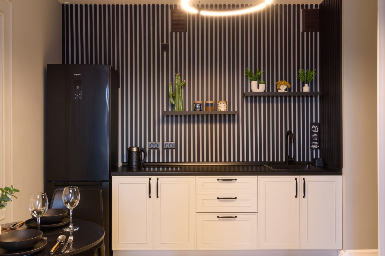 Возможность самостоятельного приготовления пищи, Апартаменты KrasLoft на Караульной 43/4