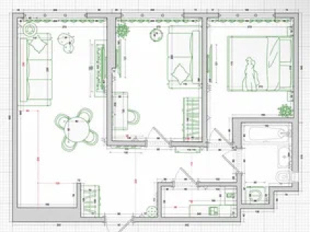 Шестиместный (Квартира Happy People в МФК Тропарёво парк), Апартаменты Happy People в МФК Тропарёво парк