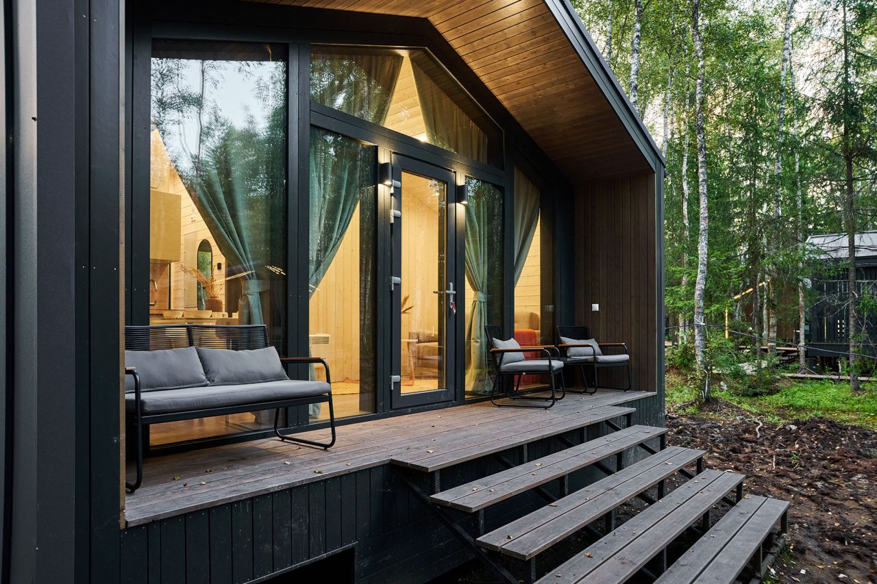 Дом (FOREST HYGGE ДОМ C BBQ ПАТИО), Загородный отель Эмбиент парк