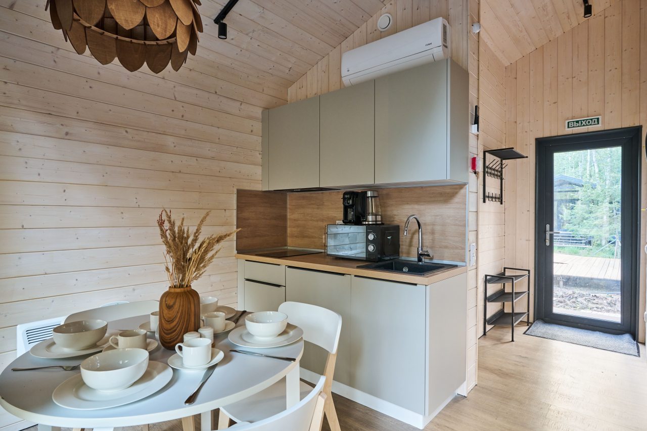 Дом (FOREST HYGGE ДОМ C BBQ ПАТИО), Загородный отель Эмбиент парк