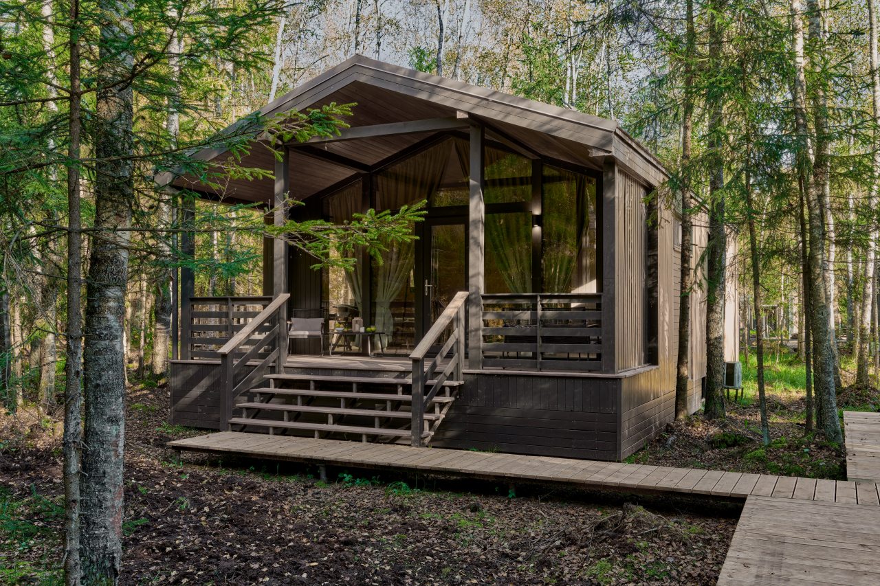 Дом (FOREST SCANDY ВИЛЛА С МАНГАЛЬНОЙ ЗОНОЙ), Загородный отель Эмбиент парк