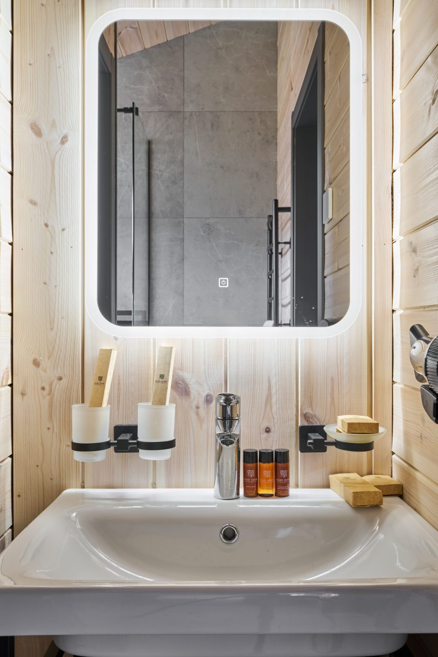 Дом (FOREST SCANDY ВИЛЛА С МАНГАЛЬНОЙ ЗОНОЙ), Загородный отель Эмбиент парк