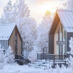 Красивые зимние пейзажи в отле Эмбиент парк