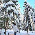 Прокат тюбинга для взрослых и детей. Двухуровневая горка