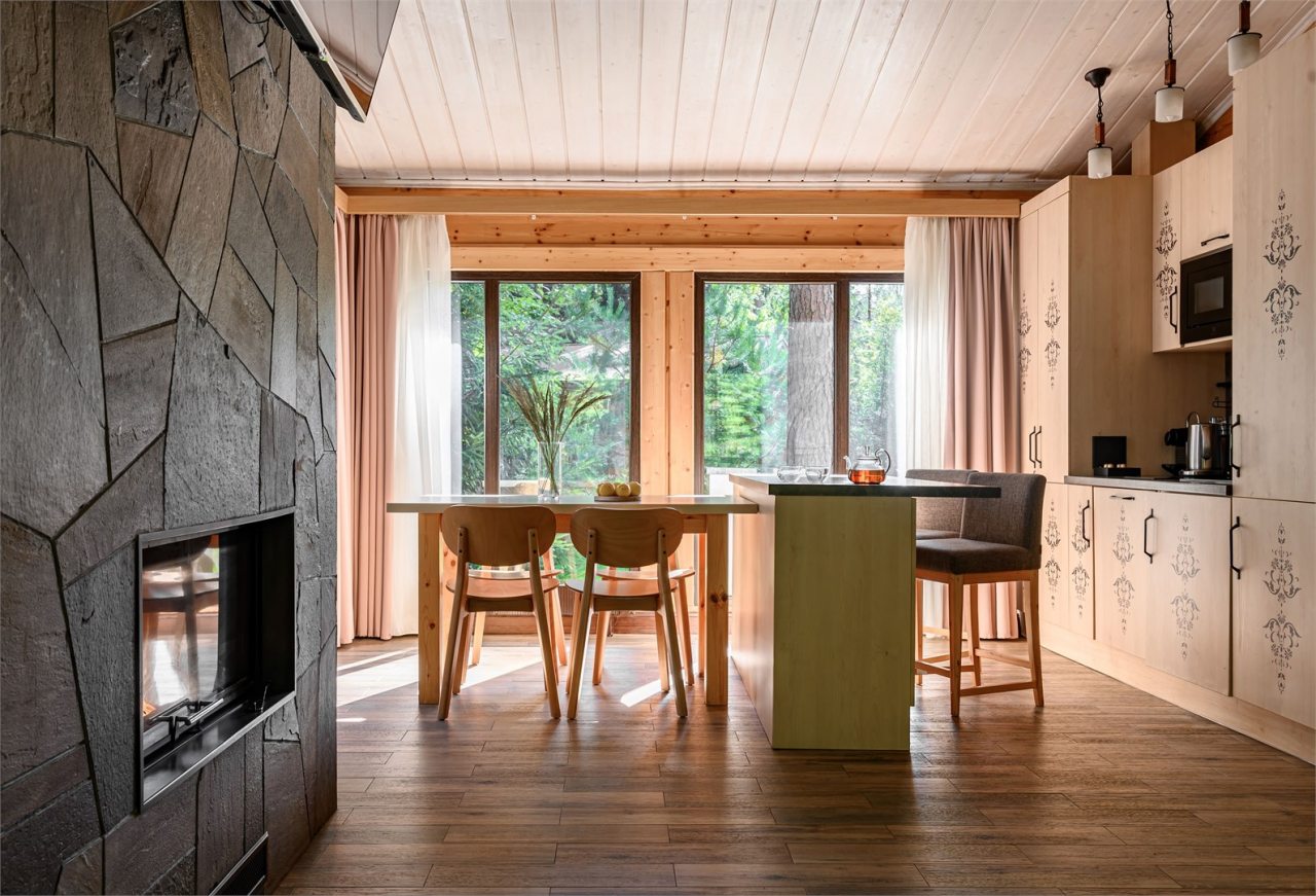 Коттедж (Улучшенный с включенным СПА), Коттеджный комплекс Охта Парк Резорт и СПА