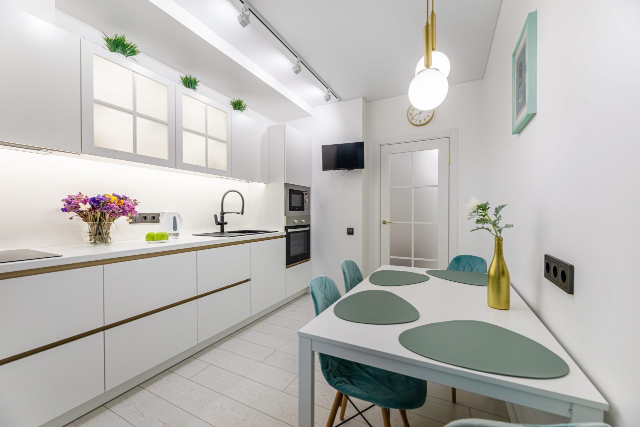 Люкс (Четырёхместная 2ух комнатная квартира), Апартаменты Мятный комфорт