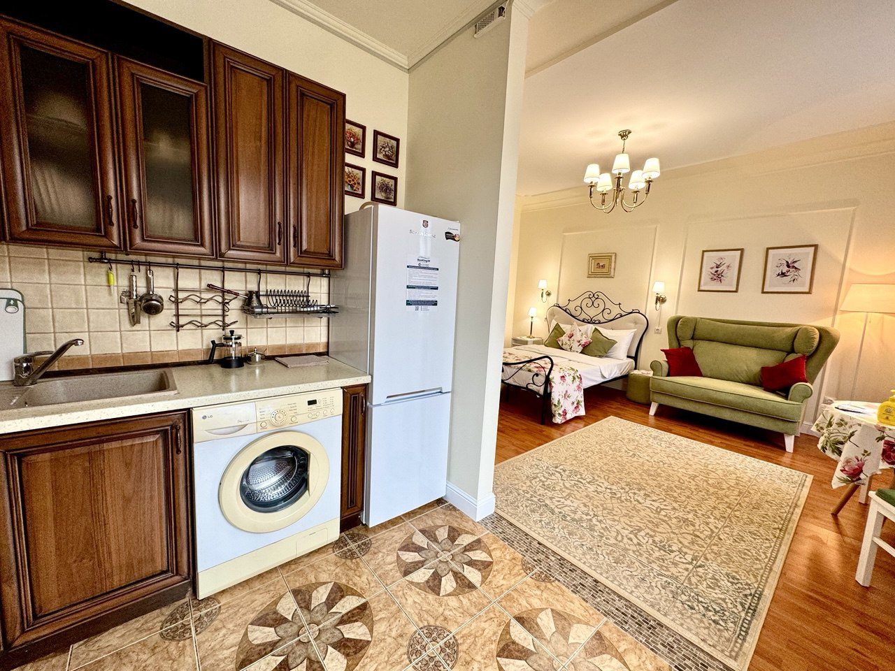 Двухместный (Студия с террасой), Апартаменты Уютная студия для двоих