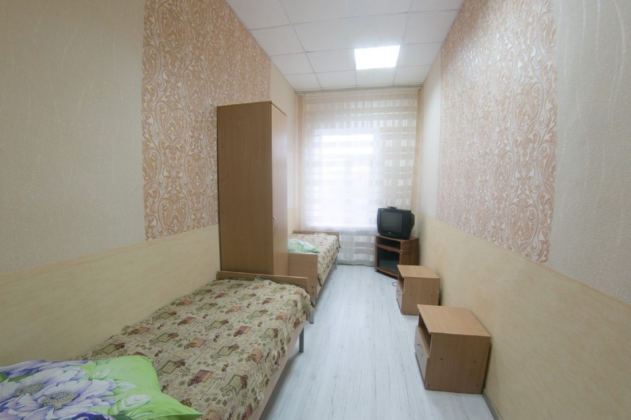 Двухместный (Раздельные кровати с  общей ванной комнатой), Гостиница ЭкономЪ